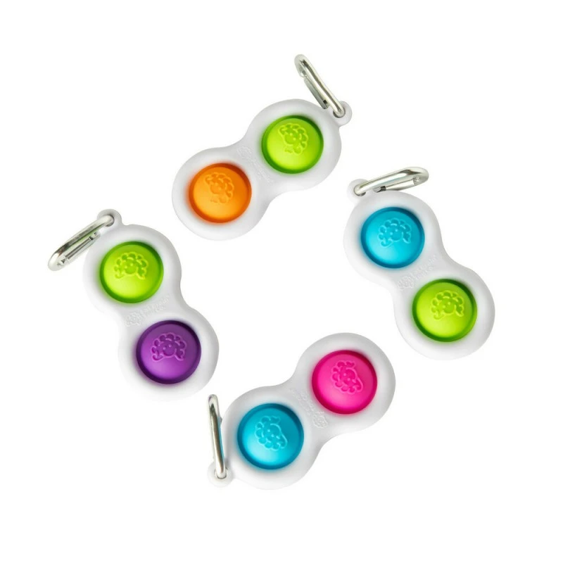 TOMY Fat Brain Toys Simple Dimple Ключодържател, 12м+, F211P